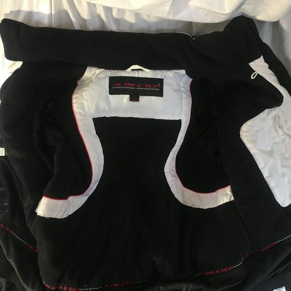 *HOST PICK* Alpinetek Jacket White Sz M 10/12 Autentic Terrain Gear Winter Coat - Picture 11 of 15